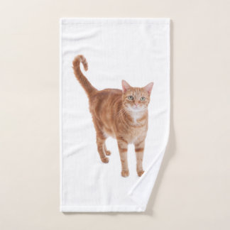 Orange Tabby Cat Handtuch
