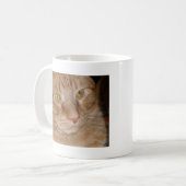 Orange Tabby Cat Kaffeetasse (Vorderseite Links)