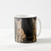 Orange Tabby Cat Kaffeetasse (VorderseiteRechts)