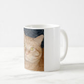 Orange Tabby Cat Kaffeetasse (VorderseiteRechts)