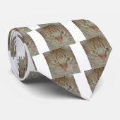 Orange Tabby Cat Krawatte (Gerollt)