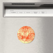 Orange Tabby Cat Magnet (In Situ (Geschirrspüler))