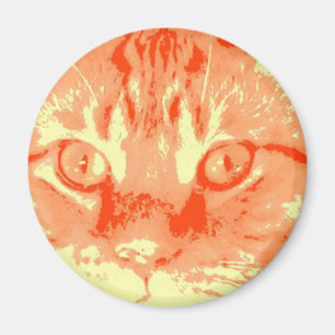 Orange Tabby Cat Magnet