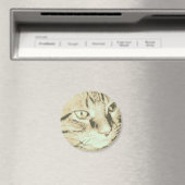 Orange Tabby Cat Magnet (In Situ (Geschirrspüler))