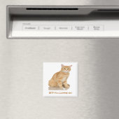 Orange Tabby Cat Magnet (In Situ (Geschirrspüler))