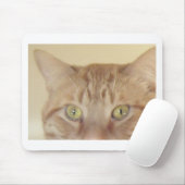 Orange Tabby Cat Mousepad (Mit Mouse)