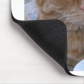 Orange Tabby Cat Mousepad (Ecke)