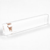Orange Tabby Cat Namensplakette