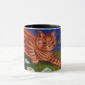 Orange Tabby Cat Painting von Louis Wain Tasse (Zentrum)
