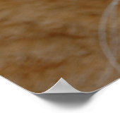 Orange Tabby Cat Poster (Ecke)