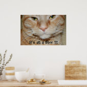 Orange Tabby Cat Poster (Küche)