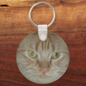 Orange Tabby Cat Schlüsselanhänger (Vorderseite)