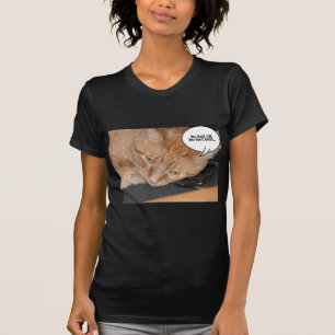 Orange Tabby Cat Spaß T-Shirt