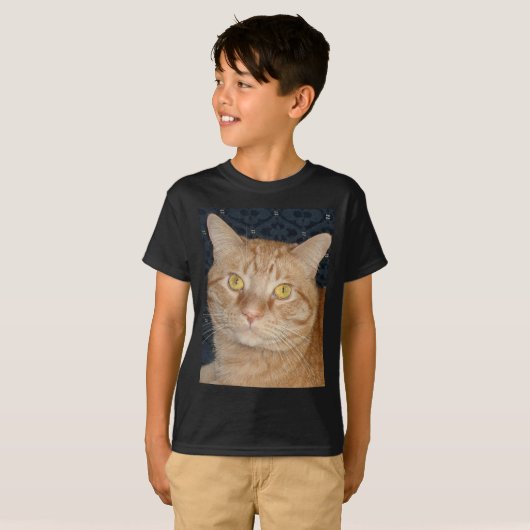 Orange Tabby Cat T-Shirt (Vorne ganz)