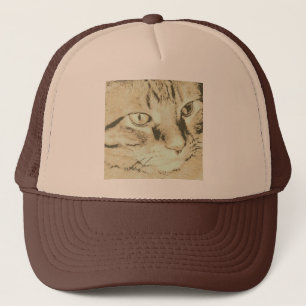 Orange Tabby Cat Truckerkappe