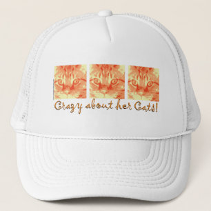 Orange Tabby Cat Truckerkappe