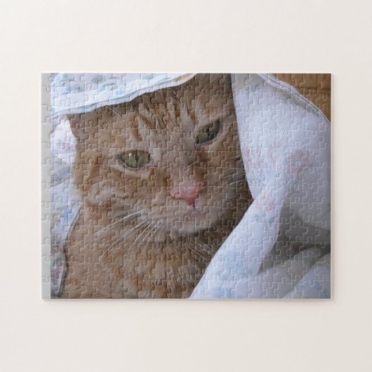 Orange Tabby Cutness Puzzle (Horizontal)