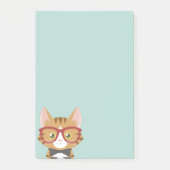 Orange Tabby Hipster Kat Kids Post-it® Notes Post-it Klebezettel (Vorderseite)