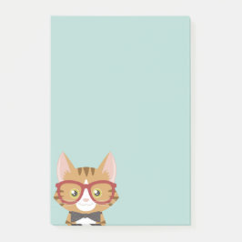 Orange Tabby Hipster Kat Kids Post-it® Notes Post-it Klebezettel