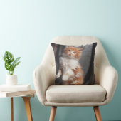 Orange Tabby-Kätzchen Kissen (Stuhl )