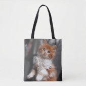 Orange Tabby-Kätzchen Tasche (Vorderseite)