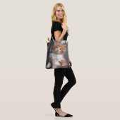 Orange Tabby-Kätzchen Tasche (Am Model)