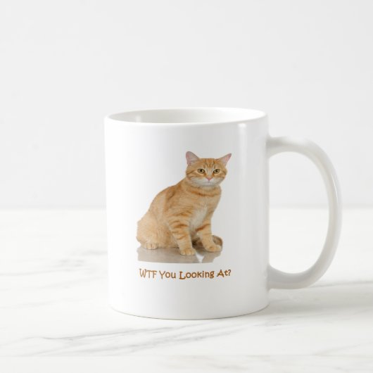 Orange Tabby-Katze Kaffeetasse (Rechts)