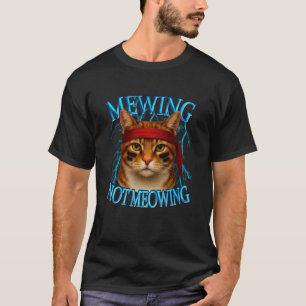 Orange Tabby Katze Meme Internet Sarkastisch Miaue T-Shirt