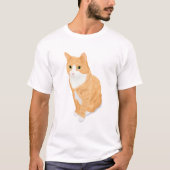 Orange Tabby-Katze T-Shirt (Vorderseite)