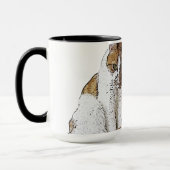 Orange Tabby-Katze Tasse (Links)