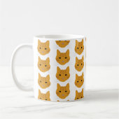 Orange Tabby Katzen auf Tasse (Links)