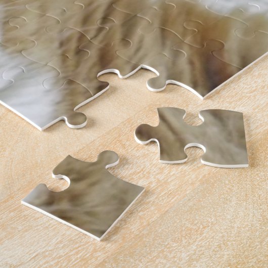 Orange Tabby-Katzen-Puzzle Puzzle (Seite)