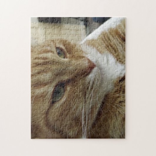 Orange Tabby-Katzen-Puzzle Puzzle (Vertikal)