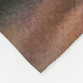 Orange Tabby-Katzen-Zeichnen oben gekräuselt Fleecedecke (Ecke)