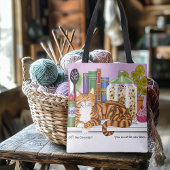 Orange Tabby Kitchen Counter Top Cat Tasche