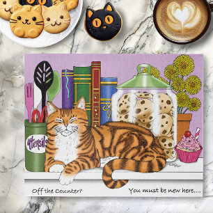 Orange Tabby Kitchen Counter Top Puzzle