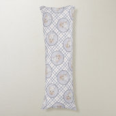 Orange Tabby Kitten Malerei Niedlich Original Kuns Seitenschläferkissen (Vorderseite Vertikal)