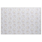 Orange Tabby Kitten Malerei Niedlich Original Kuns Stoff (Fat Quarter (45,7 x 55,9 cm))