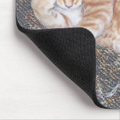 Orange Tabby Kitten Mousepad (Ecke)