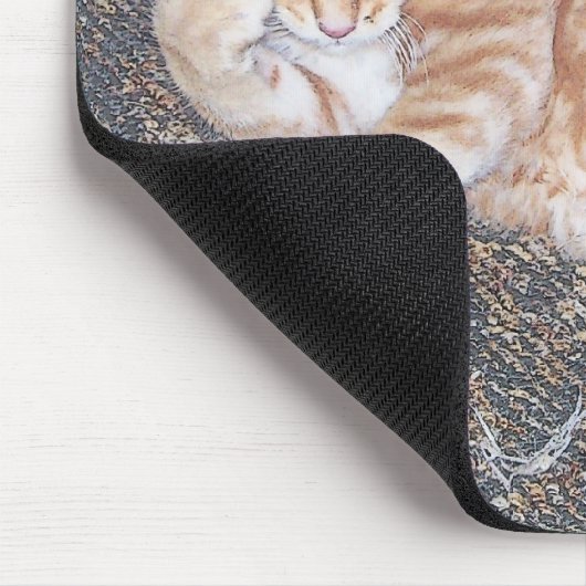 Orange Tabby Kitten Mousepad (Ecke)