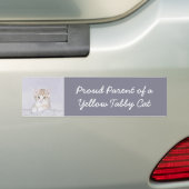 Orange Tabby Kitten Painting - Originelle Katze Ku Autoaufkleber (Auf Auto)