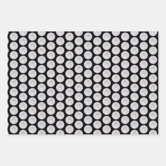 Orange Tabby Kitten Painting - Originelle Katze Ku Geschenkpapier Set (Vorderseite 3)