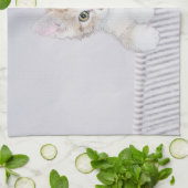 Orange Tabby Kitten Painting - Originelle Katze Ku Handtuch (Gefaltet)