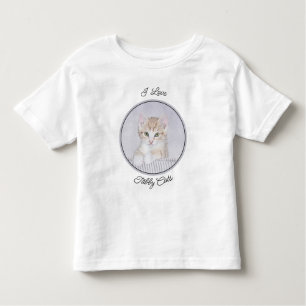 Orange Tabby Kitten Painting - Originelle Katze Ku Kleinkind T-shirt