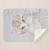 Orange Tabby Kitten Painting - Originelle Katze Ku Sherpadecke (Vorderseite (Horizontal))