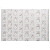 Orange Tabby Kitten Painting - Originelle Katze Ku Stoff (Fat Quarter (45,7 x 55,9 cm))