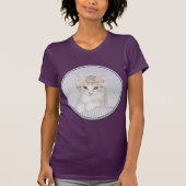 Orange Tabby Kitten Painting - Originelle Katze Ku T-Shirt (Vorderseite)