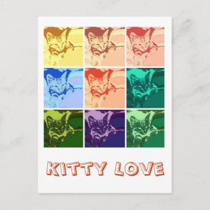 Orange Tabby Kitten Postkarte