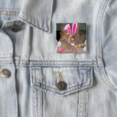 Orange Tabby Kitty Cat Button (Beispiel)
