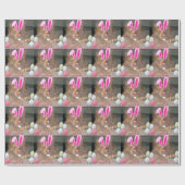 Orange Tabby Kitty Cat Geschenkpapier (Flach)